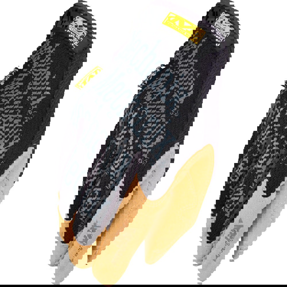 Gloves: Size M, Tricot-Lined, Synthetic Blend